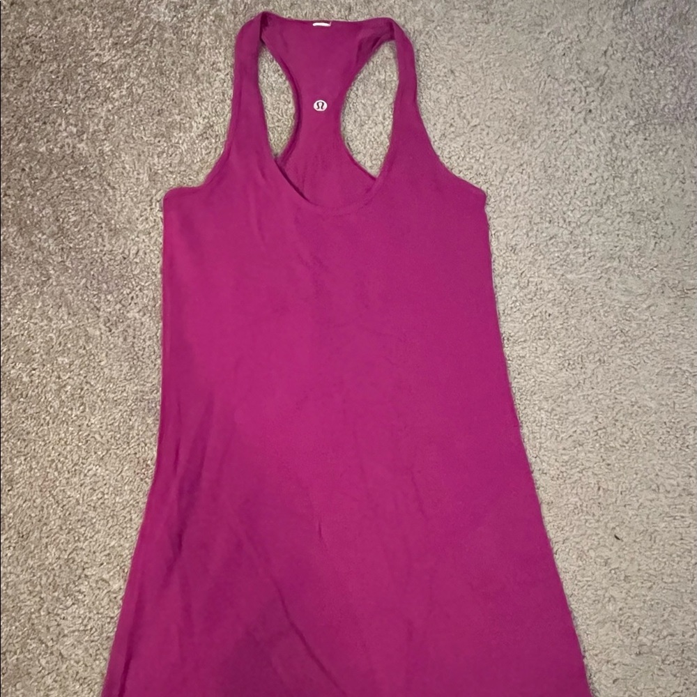 lululemon magenta racer back rank
